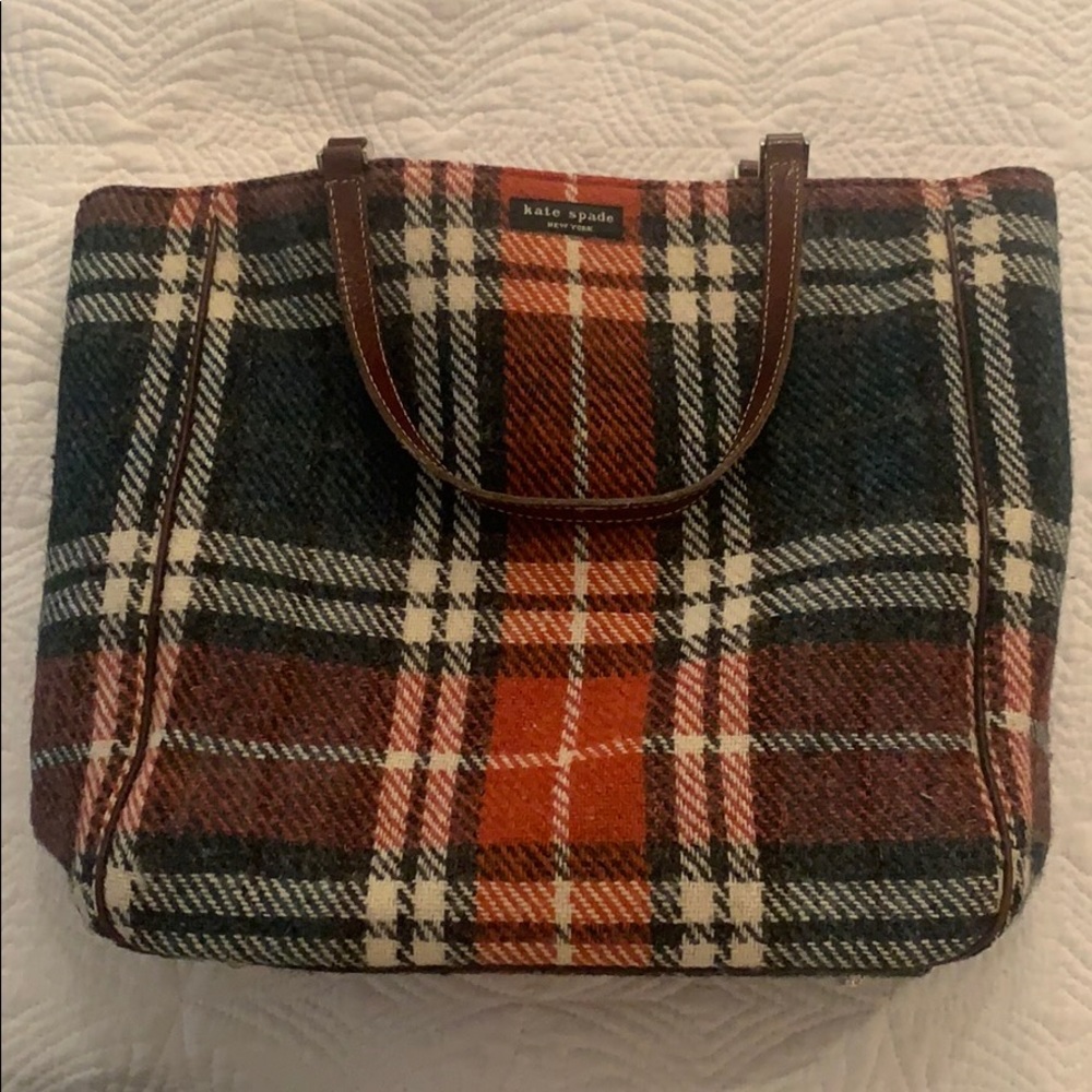 Vintage Wool Plaid Kate Spade Bag